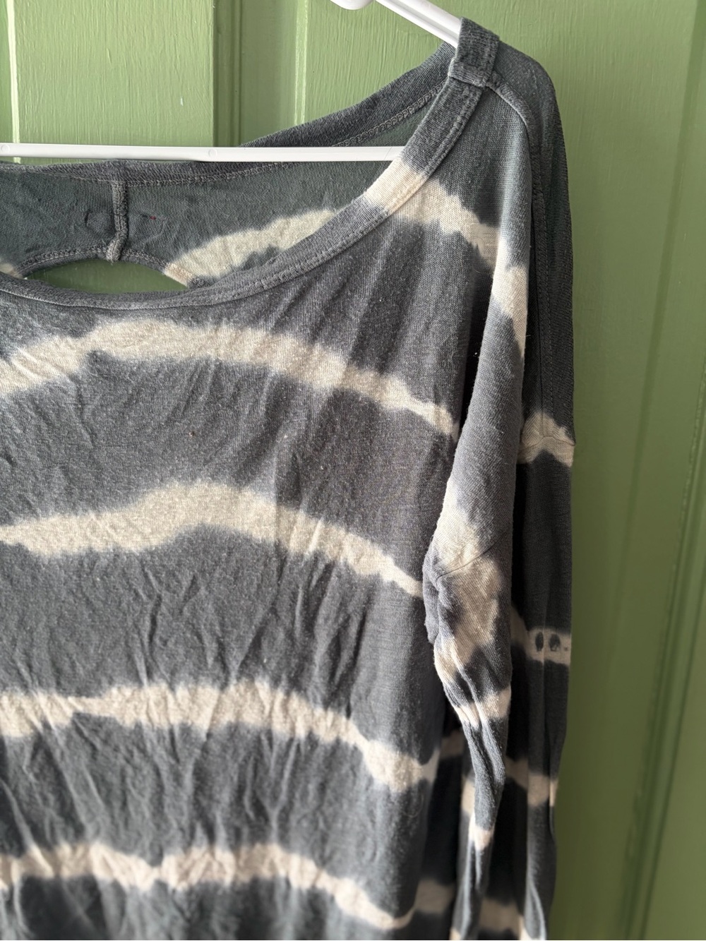 Hard Tail Long Sleeve Open Back Top tie dye medium - Picture 3 of 6